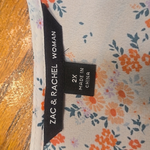 014 ZAC & RACHEL PLUS SIZE BLOUSE - Picture 6 of 8